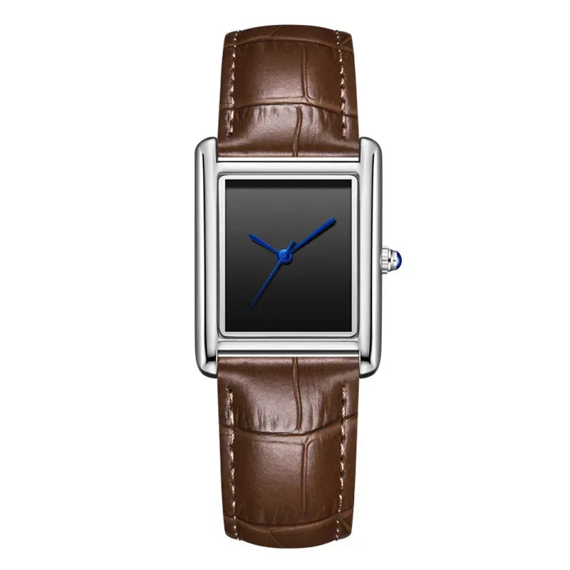 Luxury Couple's Watch Set for Women & Men | Elegant Leather Strap Quartz Wristwatch | Waterproof Iced Out Watch Style | 2026 New Fashion Gift | Caratix - CaratixJewelry